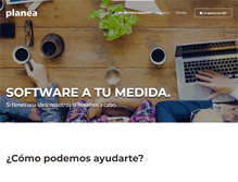 Tablet Screenshot of planea.com